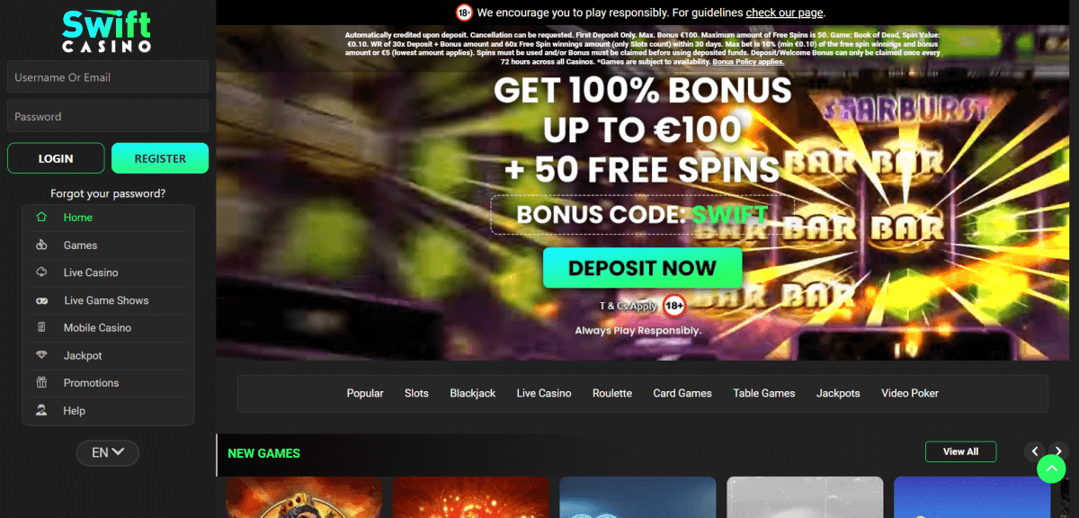 Swift Casino DK – Download Oplev en ny verden af spil Swift Casino DK – Download Oplev en ny verden af spil